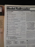 Model Railroader Magazine 1981 April Modeling UP turbines UP CA-11 caboose