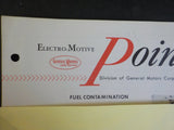 EMD Pointers 1962 June 18 Fuel contamination