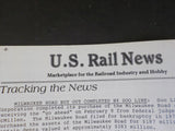 US Rail News 1985 March Our 2nd Year Marketplace for the Railroad Industry & Hob