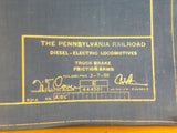 Blueprint PRR Diesel-Electric Locomotives Truck Brake Friction arms  444501