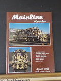 Mainline Modeler 1991 April Gunderson double stacks Timber trestle UP SD40-2 pai