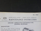 EMD Maintenance Instructions MI 1553 Grease lubricated cartridge type journal be