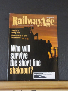 Railway Age 2001 April Wo will survive the sort line shakeout Amtrak rocky road