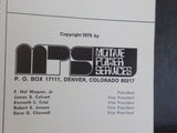 Burlington Northern 1975-76 Annual Soft Cover
