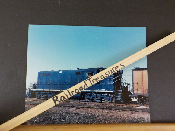 Photo Texas & Pacific Railway Locomotive #127 8 x 10 color MP Fort Worth TX 1963