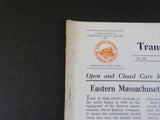 Transportation Bulletin #69 Oct 1963 - November 1964 Eastern Massachusetts Stree