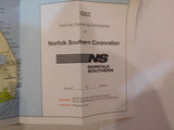 Map Norfolk Southern Operating subsidiaries 1982 NS
