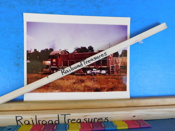 Photo Rock Island Railroad Locomotive #726 8 X 10 Color El Dodrado Arkansas 1965