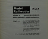 Model Railroader Magazine Bound Volume 38 January-December 1971