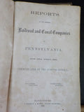 Reports of the Several Railroad and Canal Companies of Pennsylvania For 1865