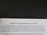 Baldwin Locomotive Works Negative Collection Steam Electric Battery Fireless Die