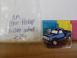 Jaycees California Blue Pickup Truck With Silver Wheels   PIN