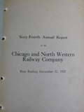 Chicago and North Western Railway Company Annual Report 1923 2 damaged pages