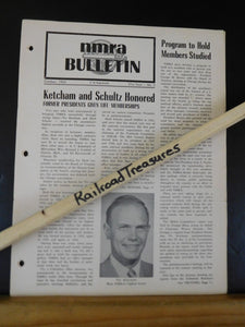 NMRA Bulletin 1954 October #2 of 21st year Ketcham and Schultz Honored