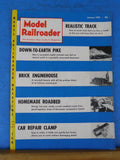 Model Railroader Magazine 1955 January Brich enginehouse Car repair clamp Homema