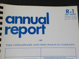 Chesapeake and Ohio Railway Company Annual Report 1978 ICC Spirall bound