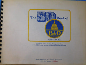 50 Best of B&O, The Book One by Howard N. Barr Spiral Bound Photographs #1062