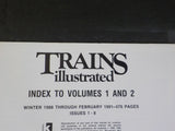 Trains Illustrated Index to Volumes 1 and 2  Issues #1 thru #8 Kalmbach