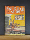 Railroad Stories Magazine 1936 April NWP Locos Street Car Thrills