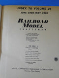 Railroad Model Craftsman Magazine Bound Volume 29 June 1960 - May 1961 RMC Stain