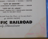 Ads Union Pacific Railroad Lot #9 Advertisements from various magazines (10)