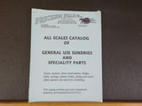 Precision Scale Co. Inc. All Scales Catalog General Use Sundries & Specialty