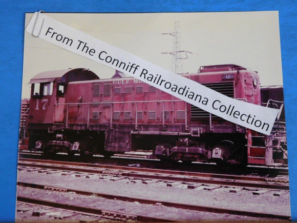 Photo Gulf Mobile & Ohio Locomotive #17 8X10 Color