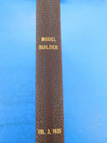 Model Builder Suckert Style Binding Volume 3 1939 6 issues