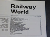Railway World 1974 February Vol 35 No 406 A4 Pacifics of the LNER Fowler's Ghost