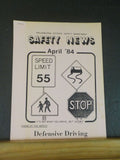Philadelphia Division Safety Department Safety News 1984 April  Defensive Drivin