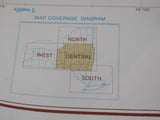 MAP Transportation Planning Maps New York State LOT of 3 Maps North West Central