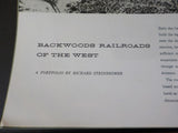 BACKWOODS RAILROADS IN PRINT Portfolio by Richard Stein