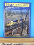 Mainline Modeler 1986 June EMD F7 Walls B&LE Hopper Sttel car 1920s C&O handcar