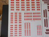 NMRA Cardstock sides Lot of 5 SF NYC Heinz 57 Various scales
