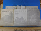 Erie Railfan Lot of 14 issues   Copies Not originals