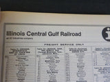 Official Guide of the Railways 1972 October Maps Timetables railroad freight Air