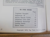 TTOS Bulletin Vol 13 #10 1978 October Toy Train Operating Society
