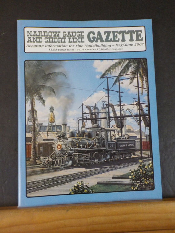 Narrow Gauge & Short Line Gazette 2007 May June West Side Lumber Company Boxcar