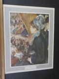 Renaissance Lithographic Print P.A. Renoir La Prima Serata A Teatro
