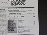 Pacific News #246 1983 October Rio Grande Zephyr Amtrak NY Subway rehab Loco Reb