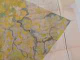 Map Soil Map of West Virginia 1923  Folded Notice damage