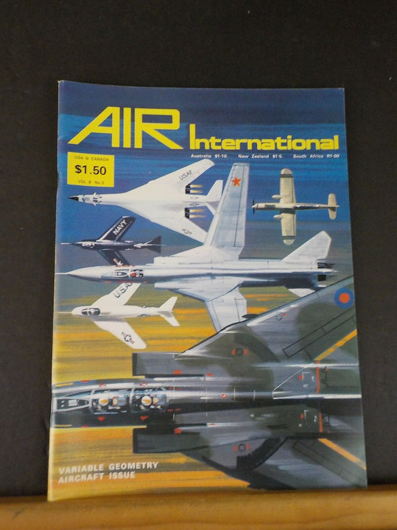 Air International Magazine Vol 8 # 3 1975 March Variable Geometry Today