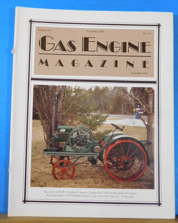 Gas Engine Magazine 2000 November Master Cylinder Engines The VA1 Case ...