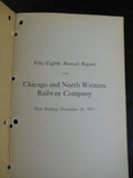 Chicago and North Western Railway Company Annual Report 1917 No map