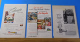 Ads Union Pacific Railroad Lot #38 Advertisements from various magazines (10)