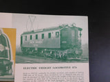 New Haven Railroad Electric Locomotive Parade 1888-1938 Brochure Ad