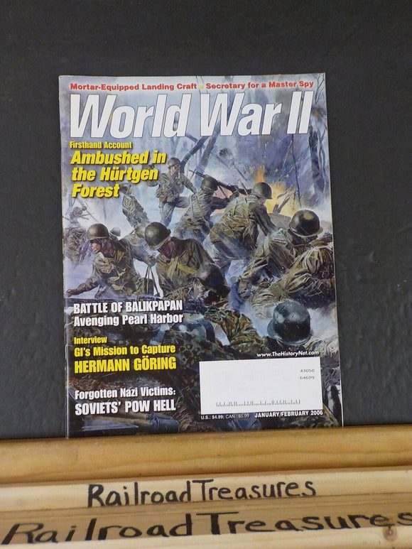 World War II 2006 January February Magazine Ambushed in Hurtgen Forest Battle of