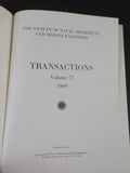 Society of Naval Architects and Marine engineers Transactions Vol 77 1969