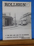Rollsign Magazine of New England Transit News 1983 March April