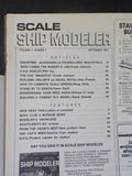 Scale Ship Modeler 1981 September V4 #3 Showtime Cut Cover